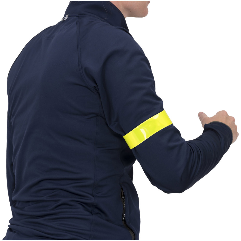 RFX™ 44 cm reflecterende PVC slapwrap - Neon geel