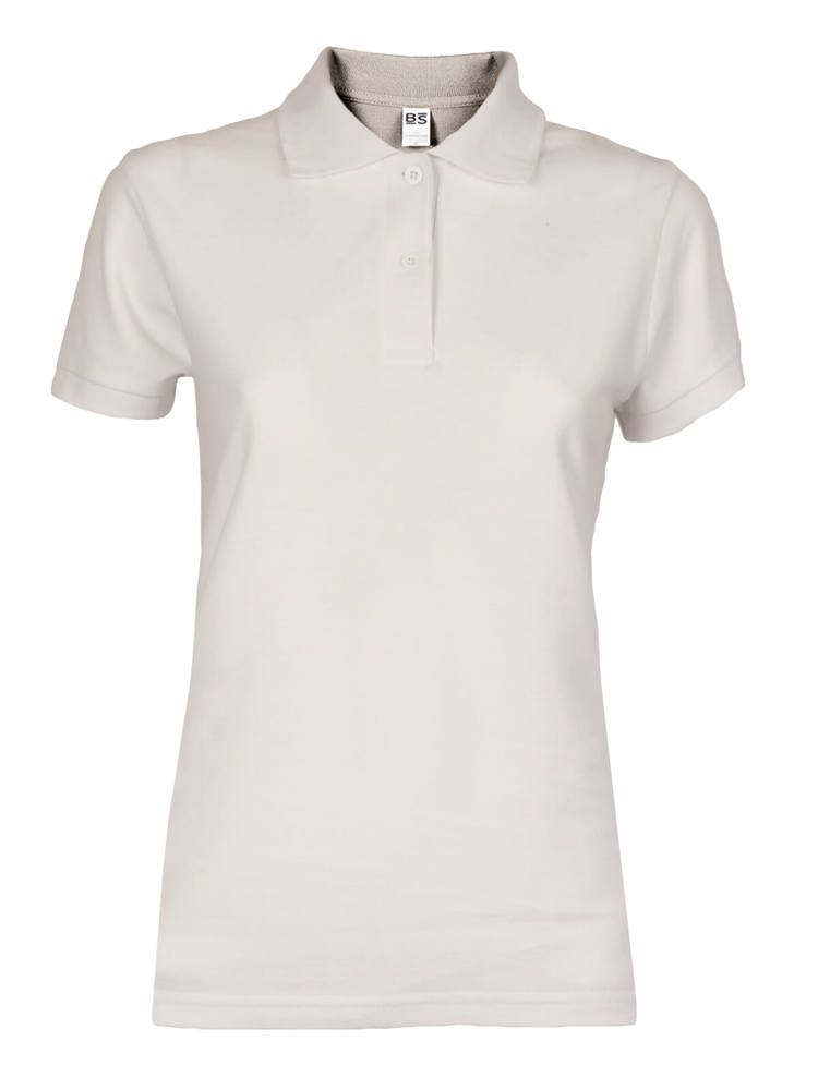 BS Evolution dames polo, 180 gr/m² - Gebroken wit (12-0304 TPG)