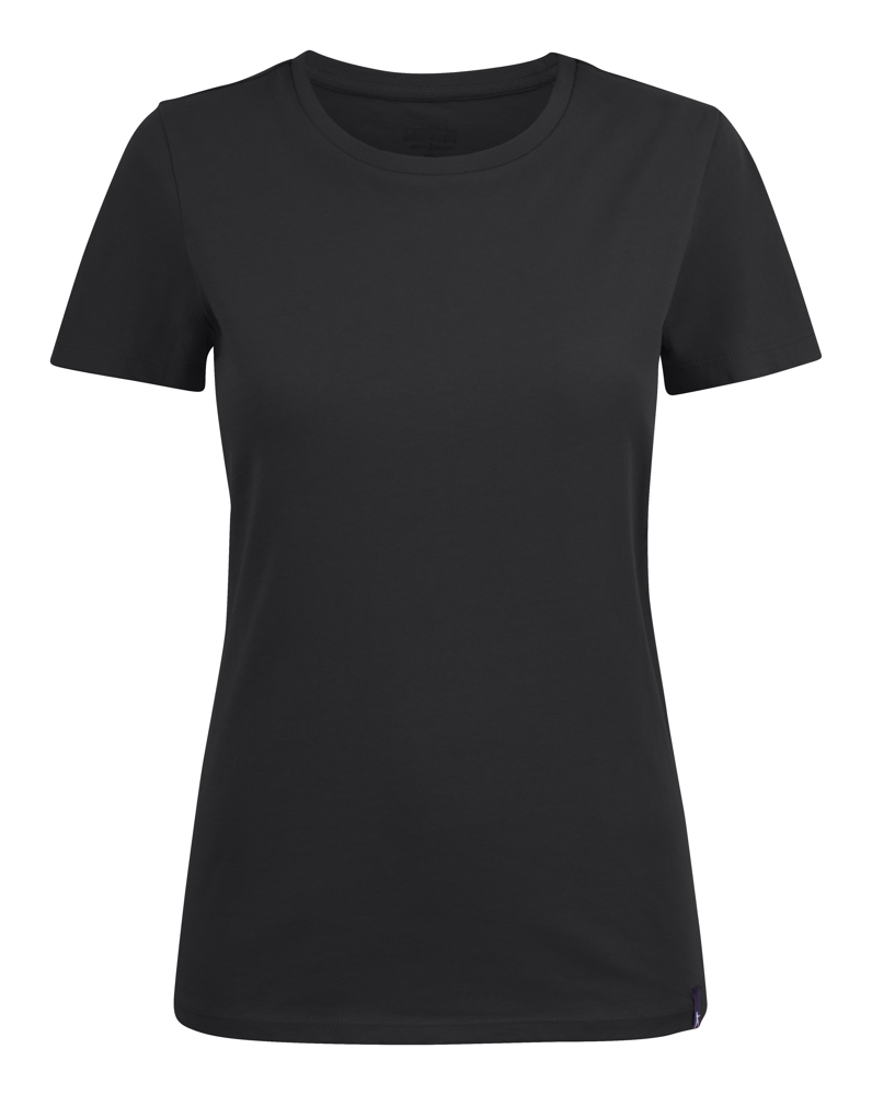 American U  T-Shirt Dames - Zwart