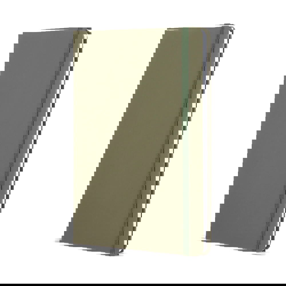 A5-notitieboek van PU - Dried Green