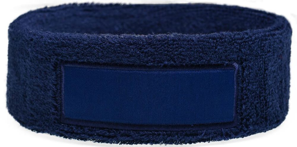 Hoofdband met label - Navy (PMS 533c) / Navy