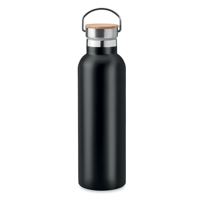 HELSINKI MED - Dubbelwandige thermosfles 750ml - Zwart