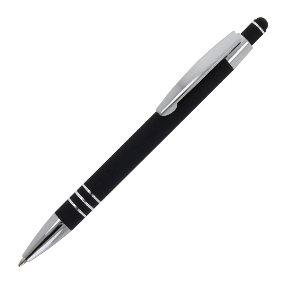 Balpen Athene Metaal soft touch - Zwart