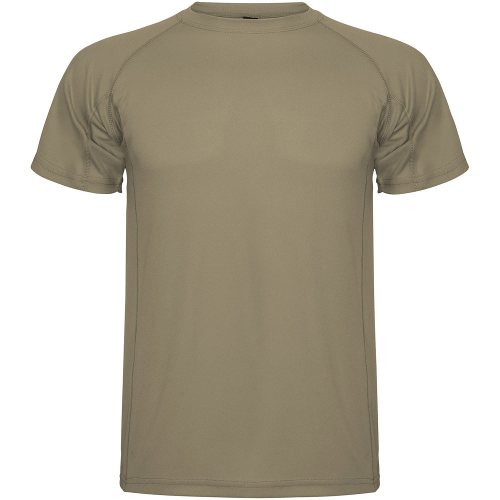Montecarlo 150 g/m² sportshirt met korte mouwen voor heren - Donkerzand