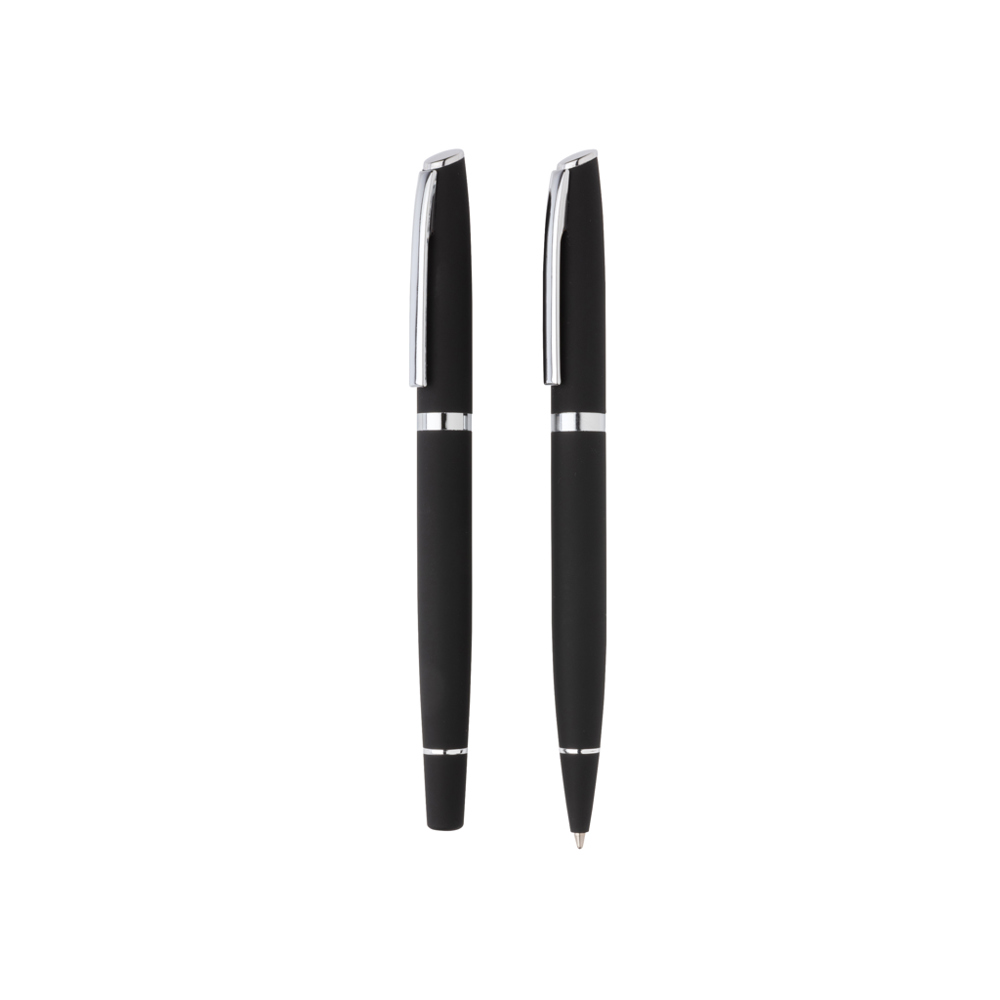 Deluxe pen set - zwart (± PMS Black)