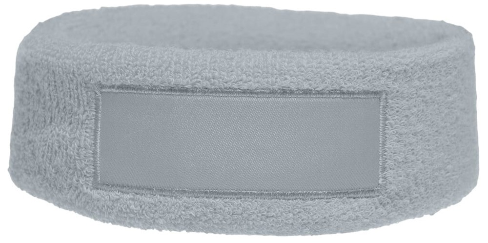 Hoofdband met label - Grijs (PMS 429c) / Grijs