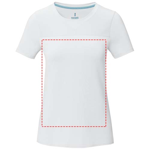 Borax Dames T-shirt met korte mouwen, cool fit, GRS gerecycled