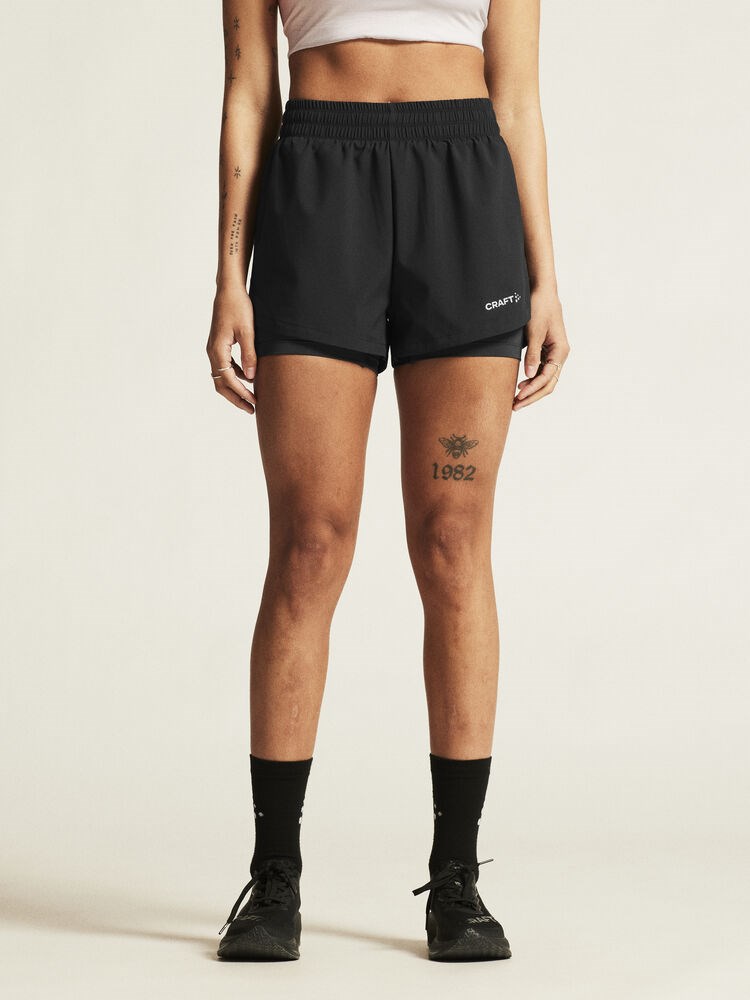 Craft - ADV Essence 2-In-1 Shorts 2 W Black XS