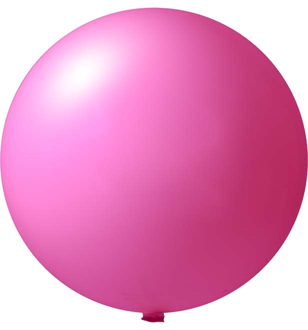 Reuzenballonnen bedrukt Ø 120 cm - Magenta (4440) Pastel (± PMS 213)
