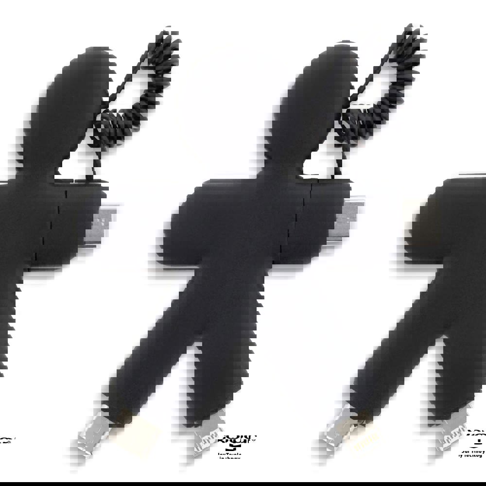 2064 | Xoopar Buddy Eco Charging Cable - Zwart