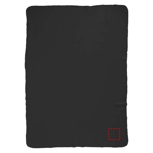 Huggy fleecedeken met hoes 150x120 cm