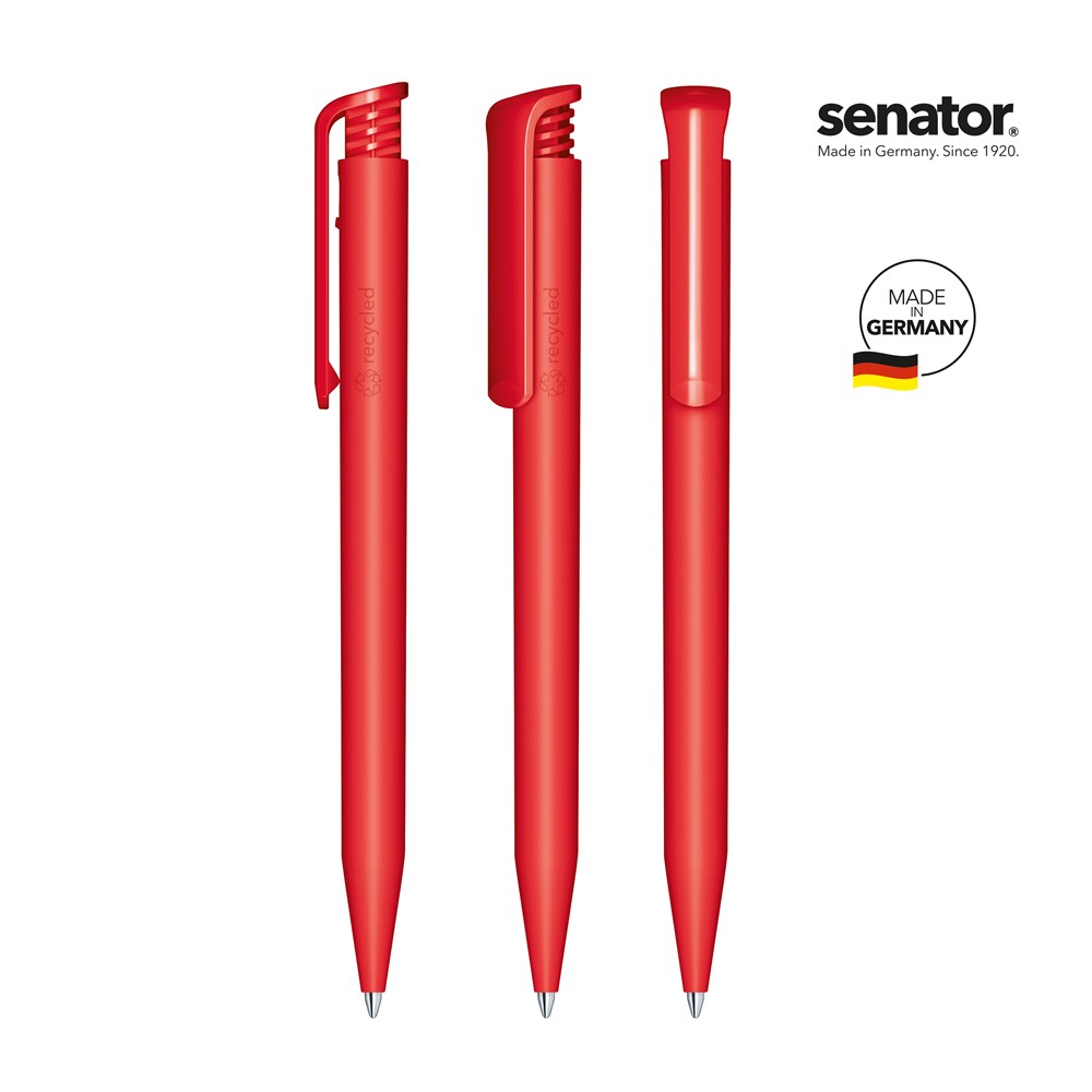 senator® Super Hit Mat Recyceld balpen - rood 186