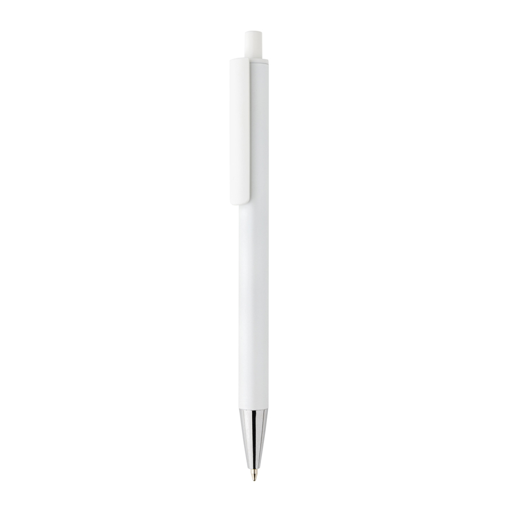 Amisk RCS-gecertificeerde pen van gerecycled aluminium - wit (± PMS White)