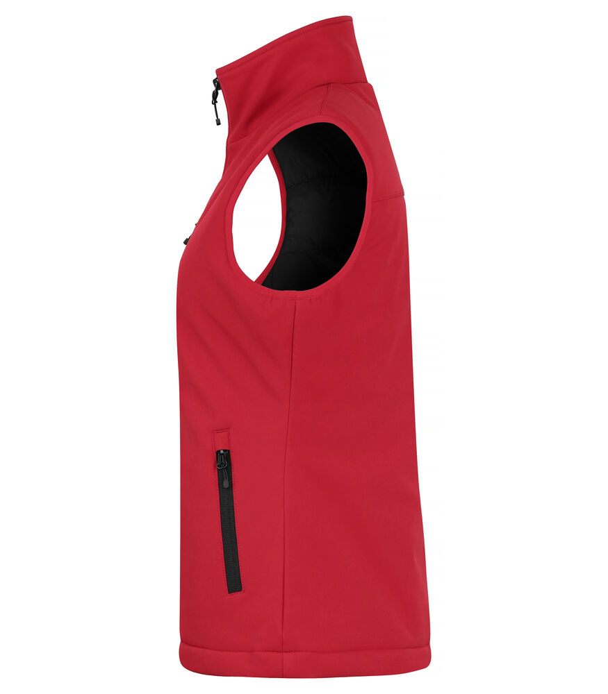 Clique - Padded Softshell Vest Women Rood XS