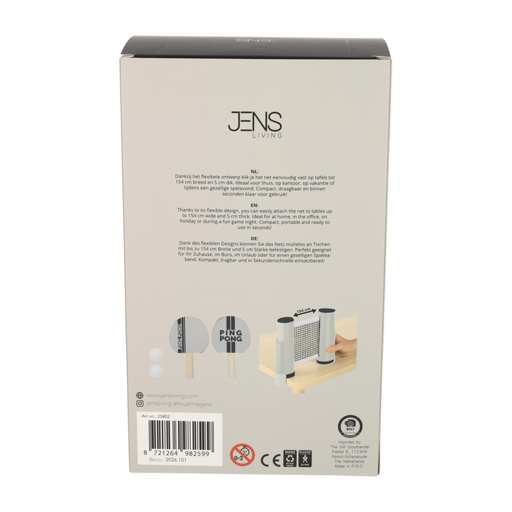 JENS Living Tafeltennis Spel