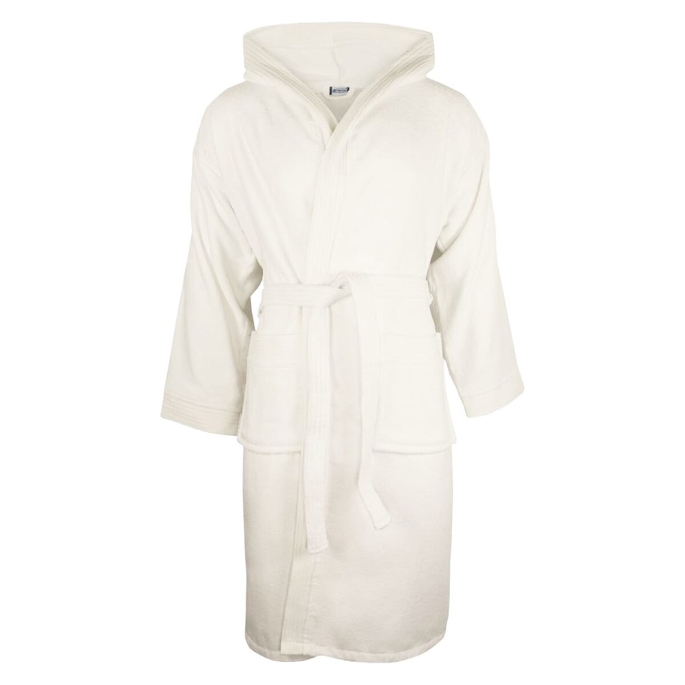 Sophie Muval velours badjas met capuchon, 380gr/m²