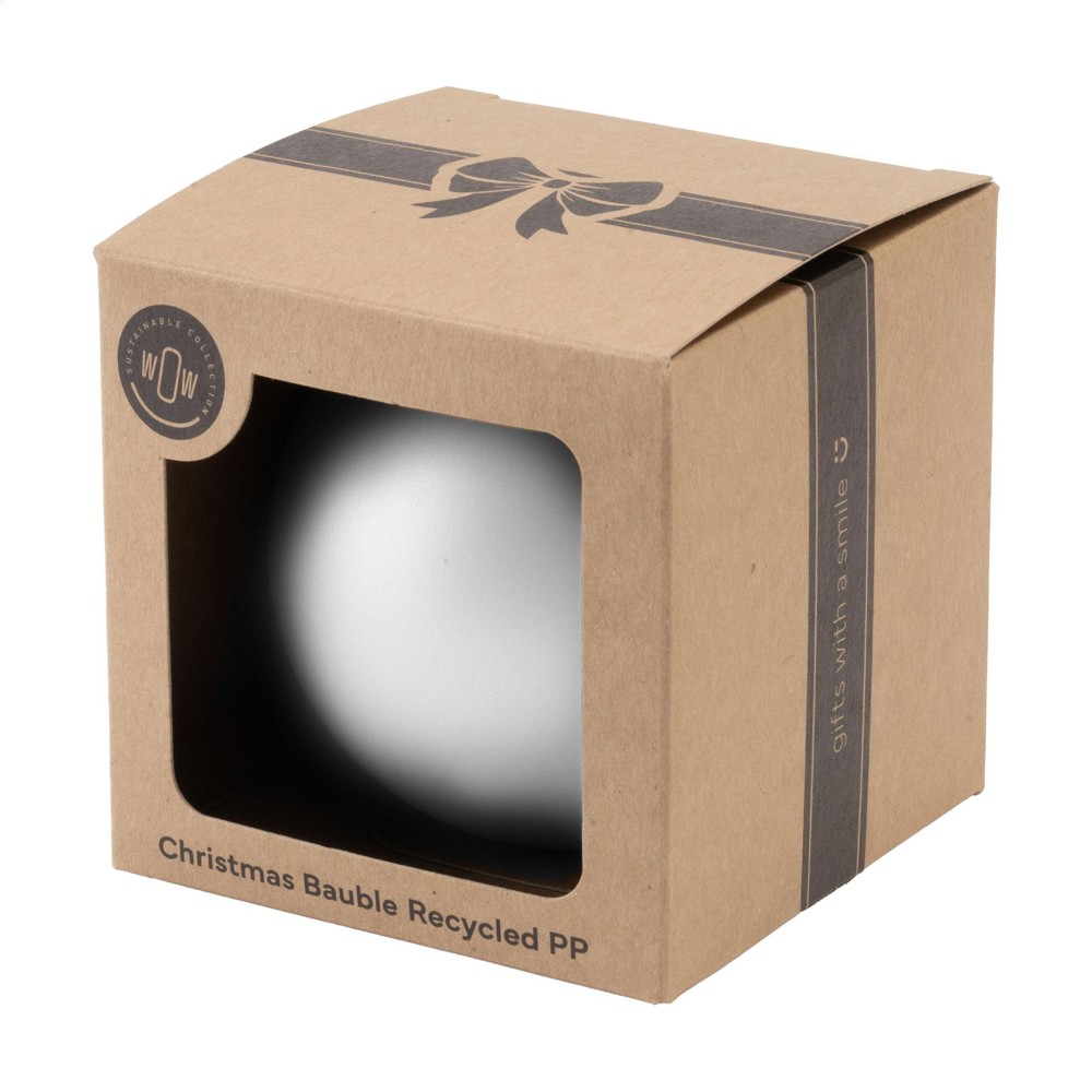 Kerstbal Ø 7cm Recycled PP Box - Made in Europe
