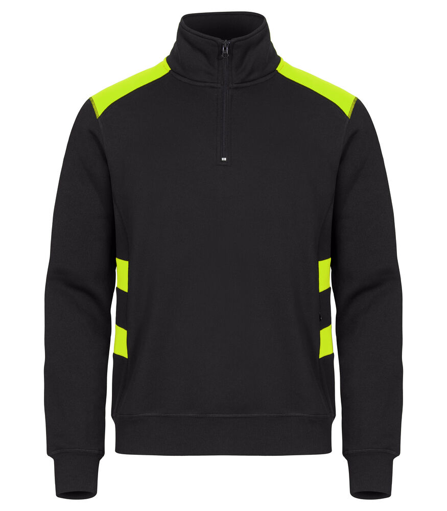 Clique - Ambition Half Zip - Signaalgeel