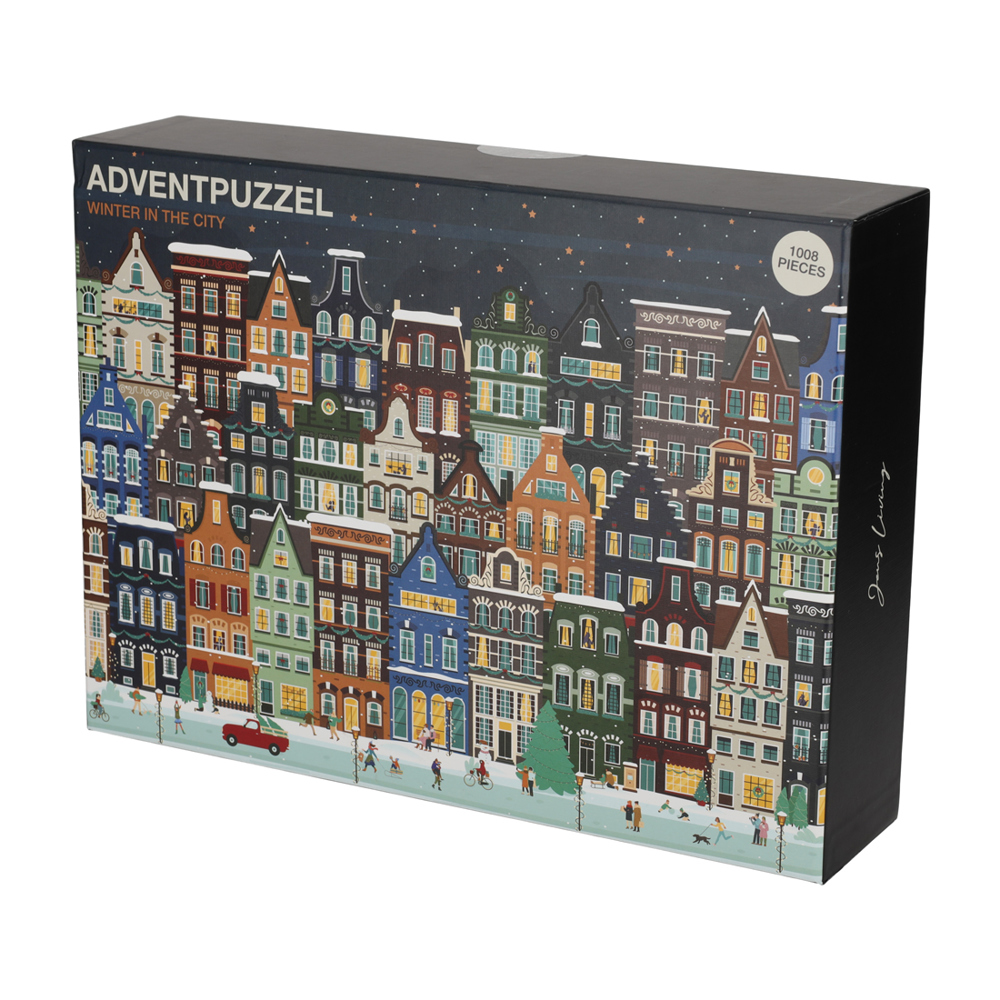 JENS Living Advent Puzzel Winter In De Stad