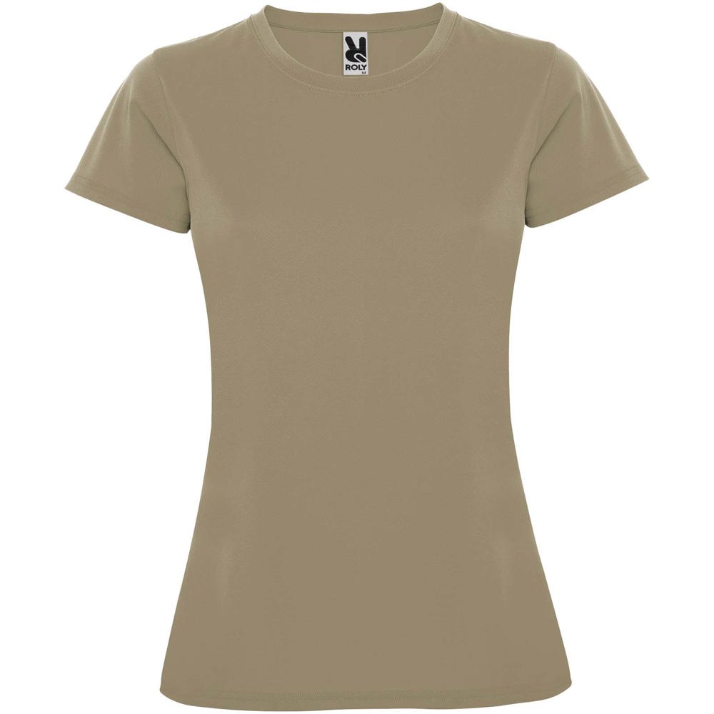 Montecarlo 150 g/m² sportshirt met korte mouwen voor dames - Donkerzand