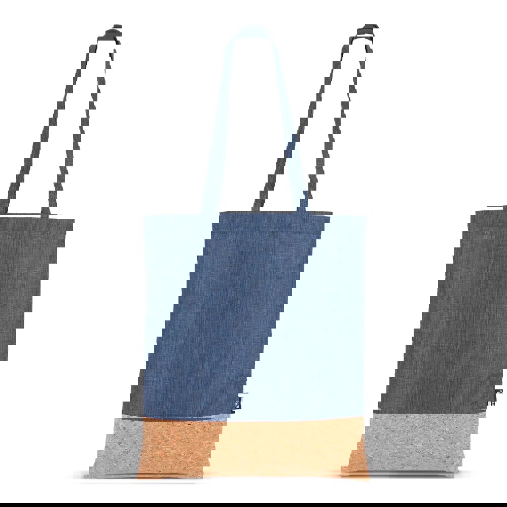 Draagtas R-PET &amp; kurk 35 x 40cm