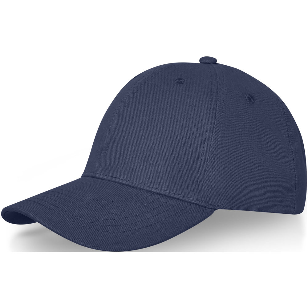 Davis 260 g/m² 6 panel cap - Marineblauw