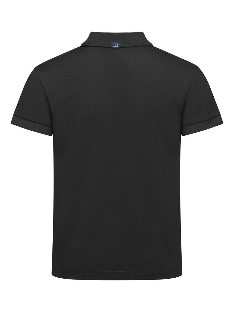 Cutter & Buck - Virtue Polo Solid Junior Zwart 164