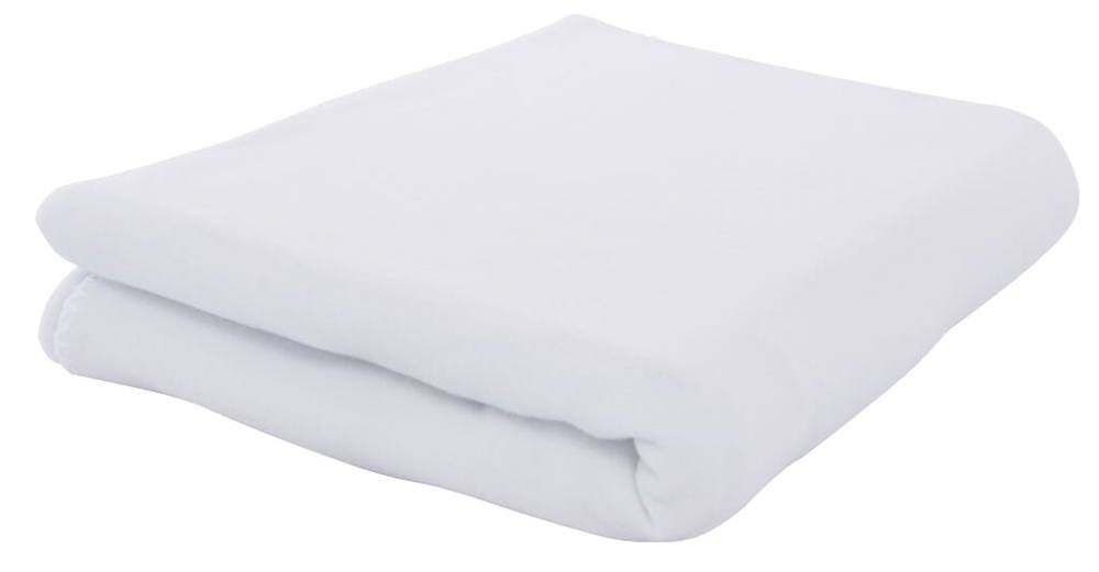 Fleeceplaid 150x120 cm, 250 gr/m² - Wit (WHITE) / Wit