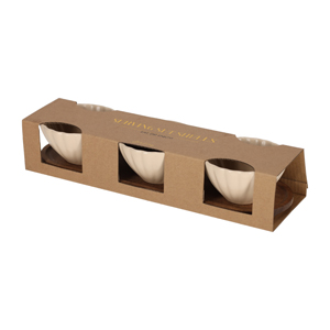 JENS Living Serveerset Met Schelp Schaaltjes Beige
