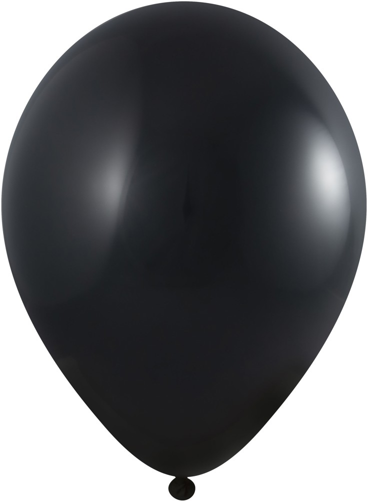 Ballonnen bedrukt High Quality Precision Print Ø 33 cm / omvang 85-95 cm / 11 inch - Zwart (1199)