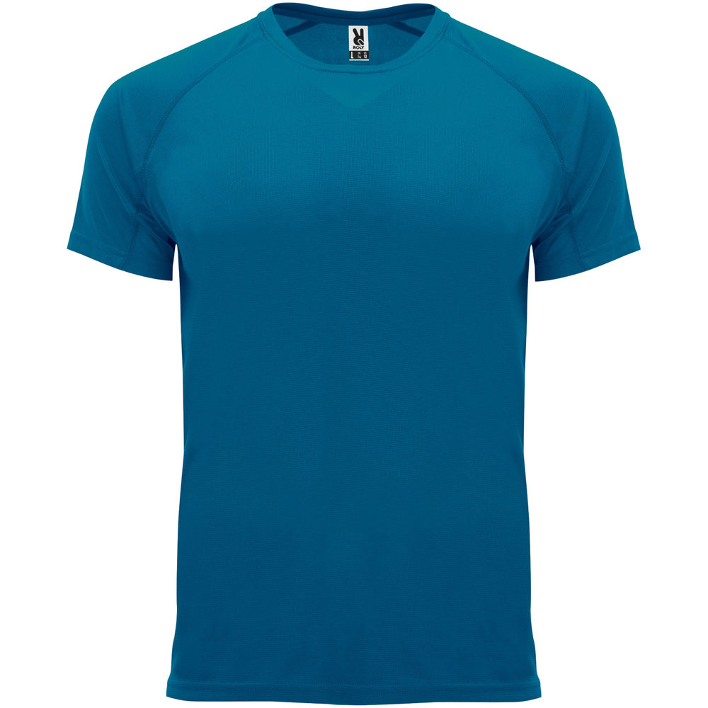 Bahrain 135 g/m² sportshirt met korte mouwen voor kinderen - Maanlichtblauw