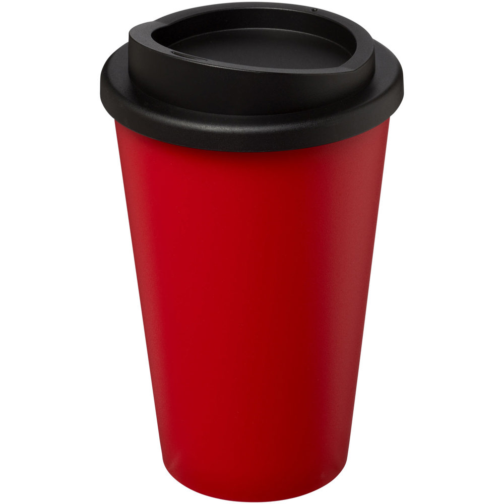 Americano® geïsoleerde beker van 350 ml - Zwart, Rood