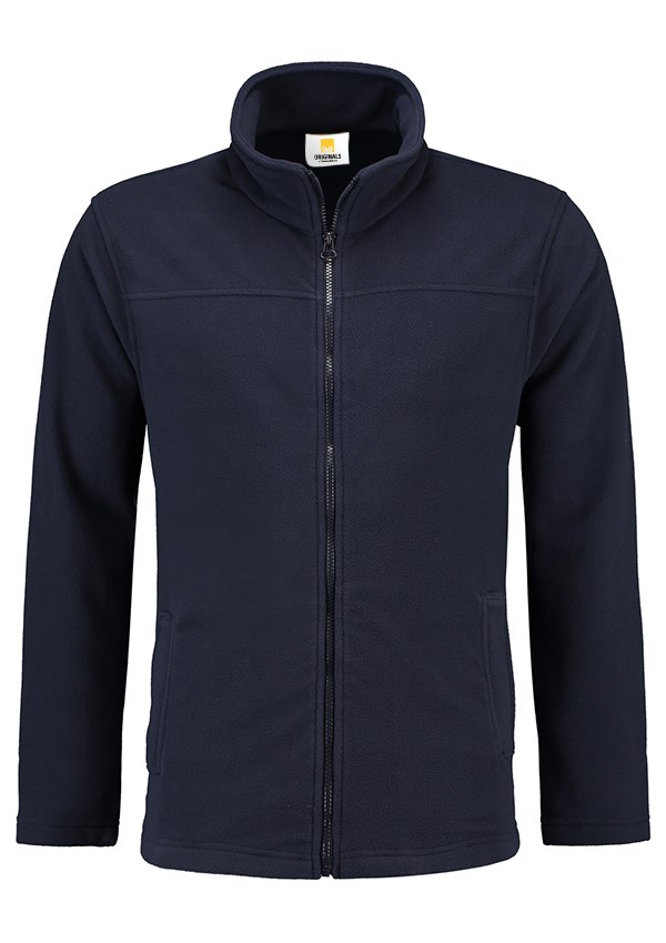 Lemon & Soda Polar Fleece Cardigan - 296c Dark Navy