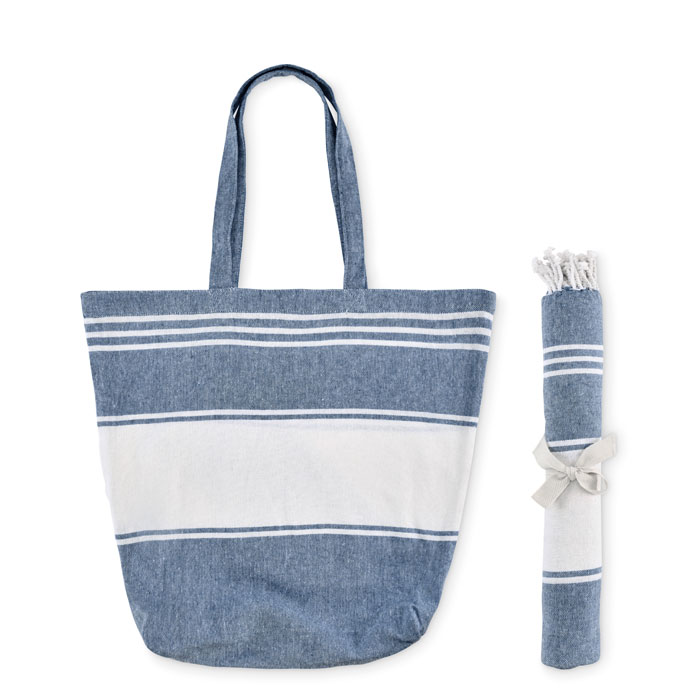 HUMMUM - Strandtas hamamdoek 50X14X38cm