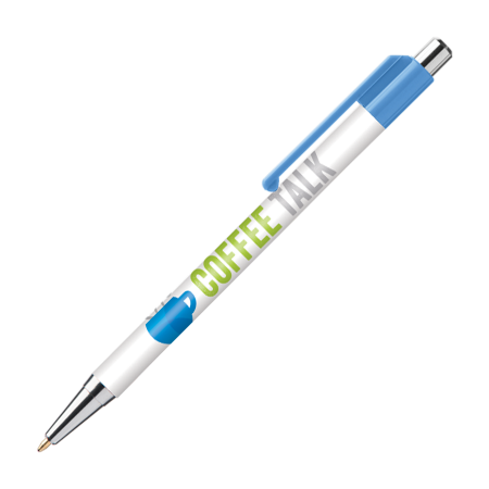 BATAM balpen Chrome - Lichtblauw