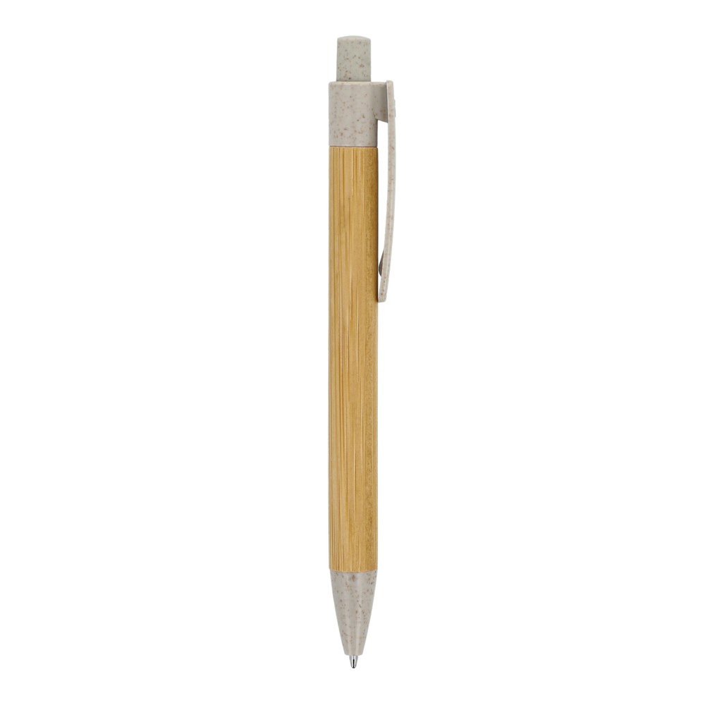 Ball pen bamboe met tarwestro