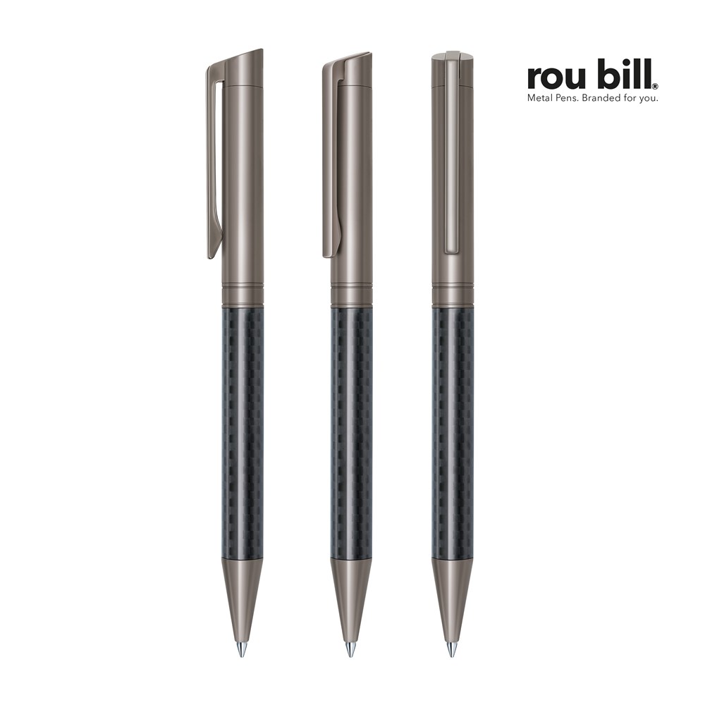 roubill Carbon  Line Black  Twist ballpoint pen