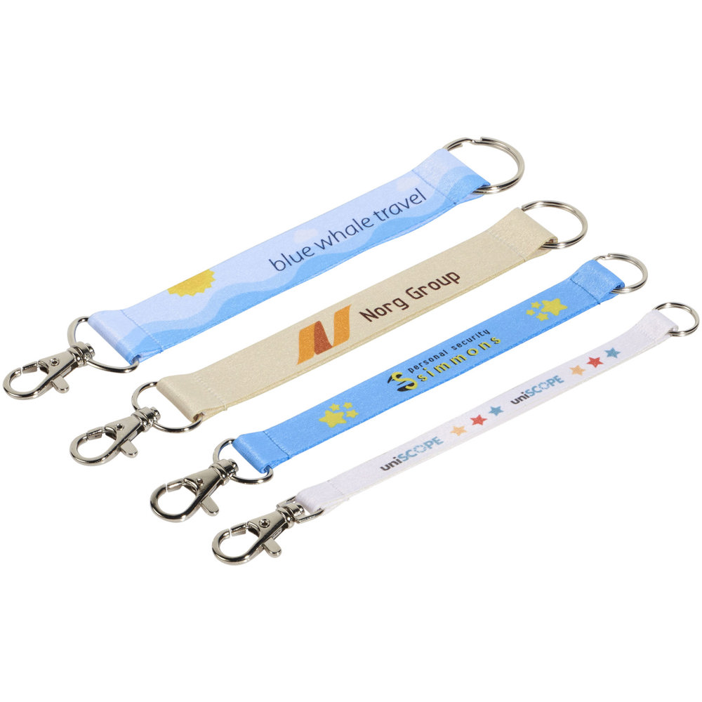 Minik sublimatie lanyard met sleutelhanger