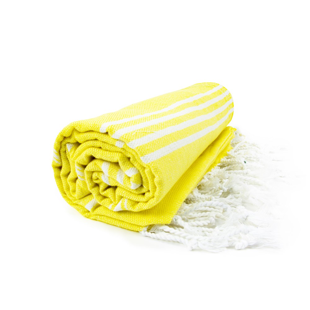 Hamam Sultan Towel - Geel/Wit