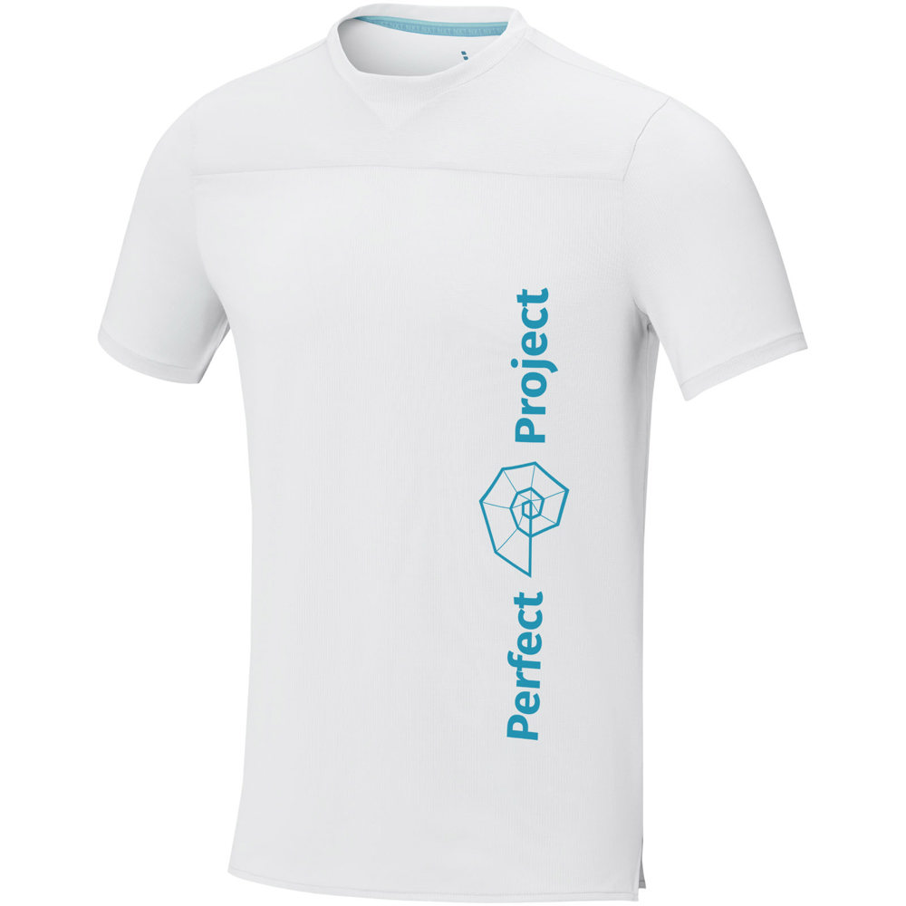Borax 160 g/m² Heren T-shirt met korte mouwen, cool fit, GRS gerecycled