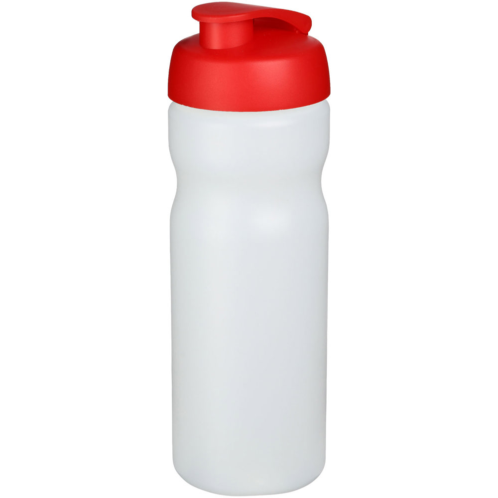 Baseline® Plus 650 ml sportfles met kanteldeksel - Transparent, Rood