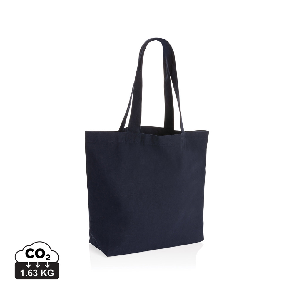 Impact Aware™ re-canvas shopper met vakje 240gsm ongeverfd