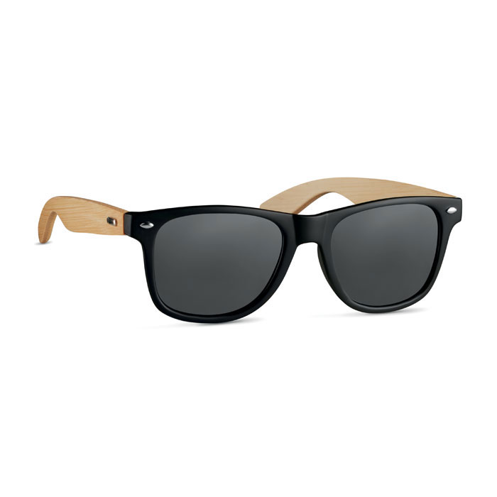 CALIFORNIA TOUCH - Zonnebril met bamboe frame - Zwart