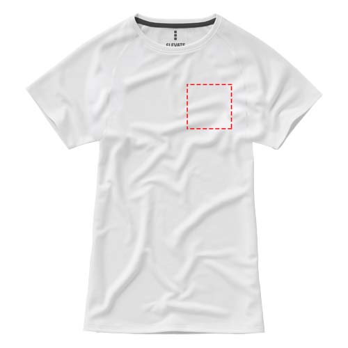 Niagara 145 g/m² cool fit dames t-shirt met korte mouwen