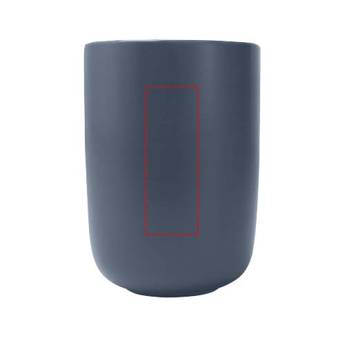 Male keramische bekers van 350 ml met matte afwerking, set van 2