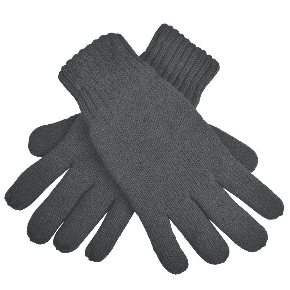 Nilton's Gebreide handschoenen met Thinsulate - Donkergrijs (PMS Cool Grey 11C) / Donkergrijs