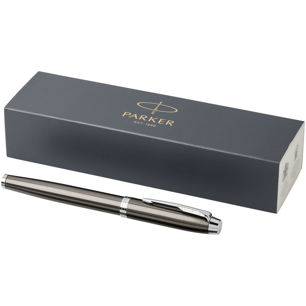 Parker IM rollerbalpen (zwarte inkt) - Espresso bruin, Zwart
