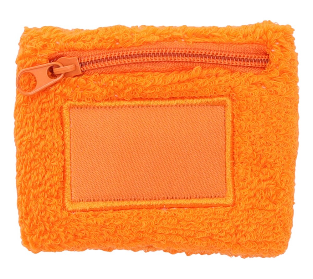 Nilton's Polsband met label en ritsvakje - Oranje (PMS 165c) / Oranje