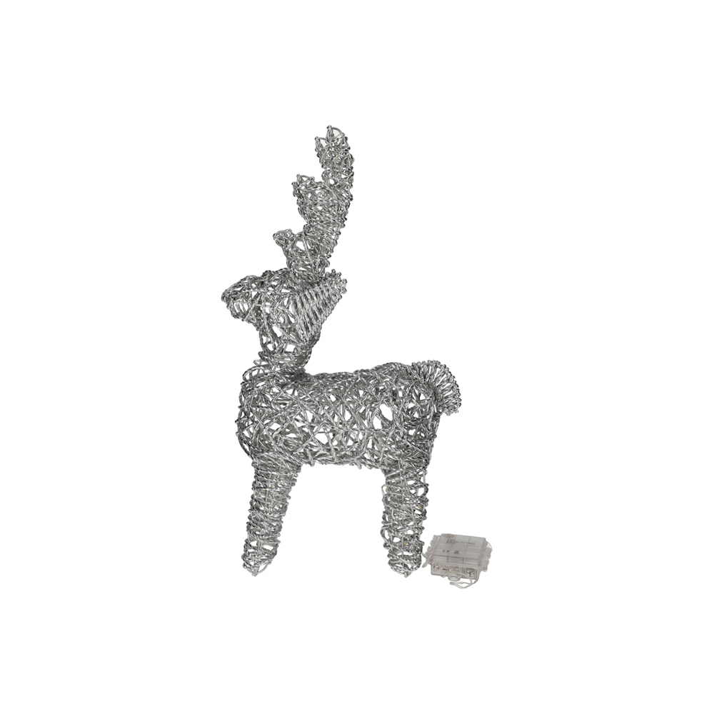 JENS Living LED Rendier Zilver Small