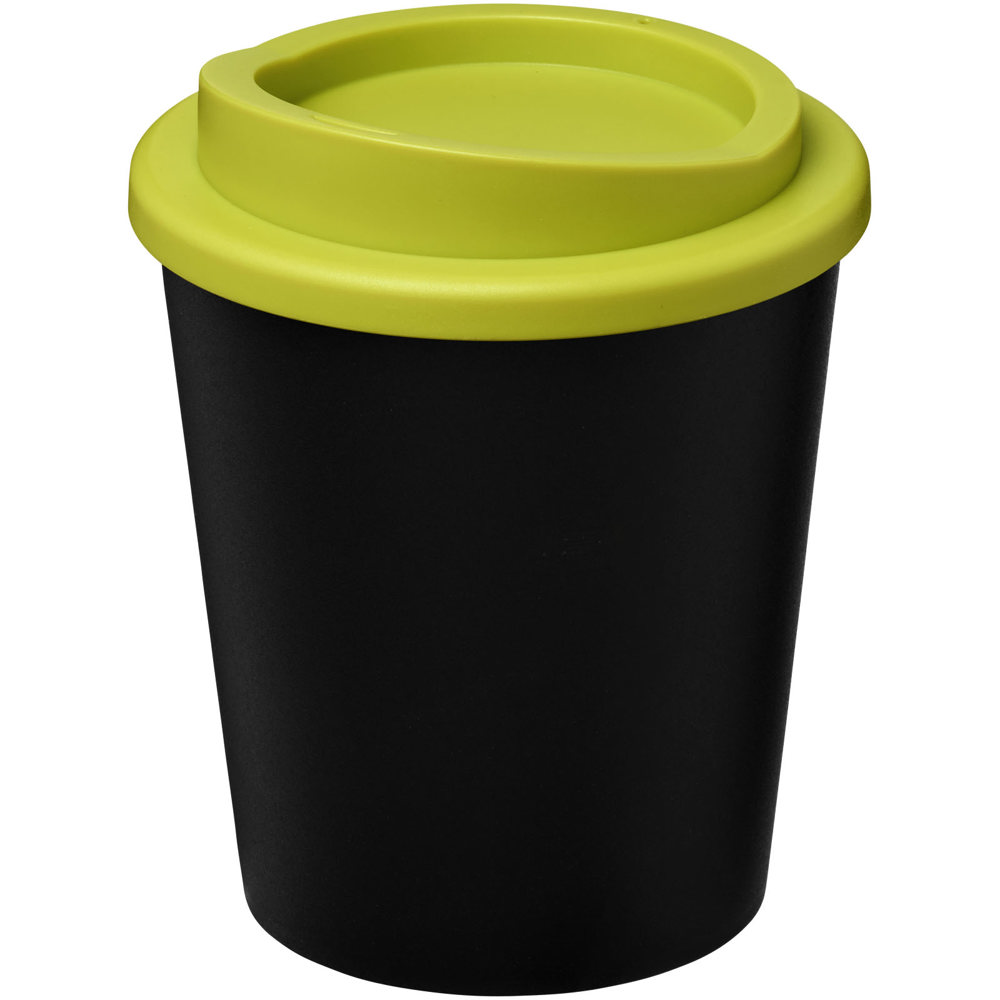 Americano® espresso 250 ml geïsoleerde beker - Zwart, Lime